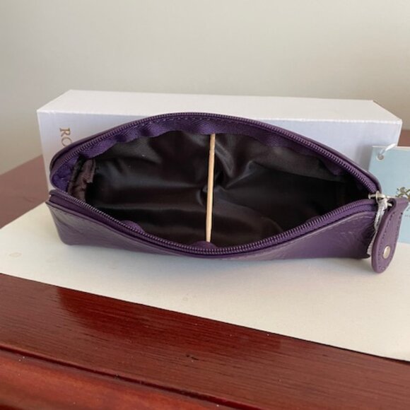 Rowallan of Scotland Set of 2 Small Leather Cases - Picture 2 of 7